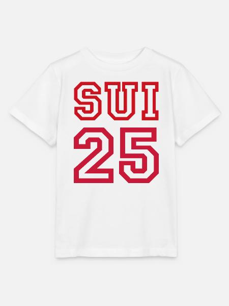 SUISSE Schweiz 2025 - Stanley/Stella Kinder T-Shirt MINI CREATOR  - Weiß