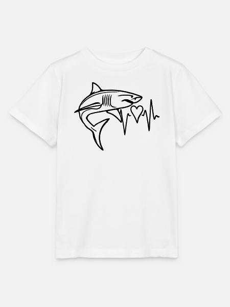 Hai-Liebe – Herzschlag des Ozeans - Stanley/Stella Kinder T-Shirt MINI CREATOR - Weiß