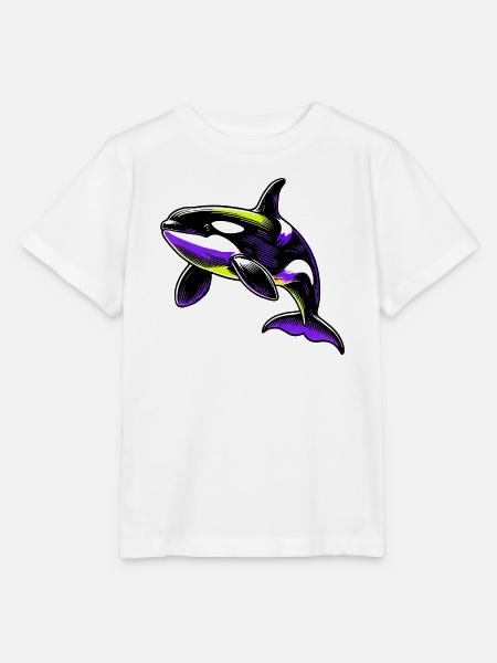 Schwertwal - Stanley/Stella Kinder T-Shirt MINI CREATOR - Weiß