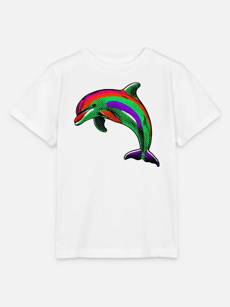 Delfin - Stanley/Stella Kinder T-Shirt MINI CREATOR  - Weiß