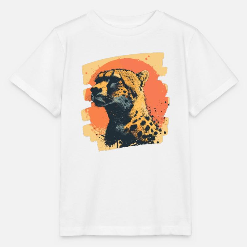Gepard - Stanley/Stella Kinder T-Shirt MINI CREATOR  - Weiß