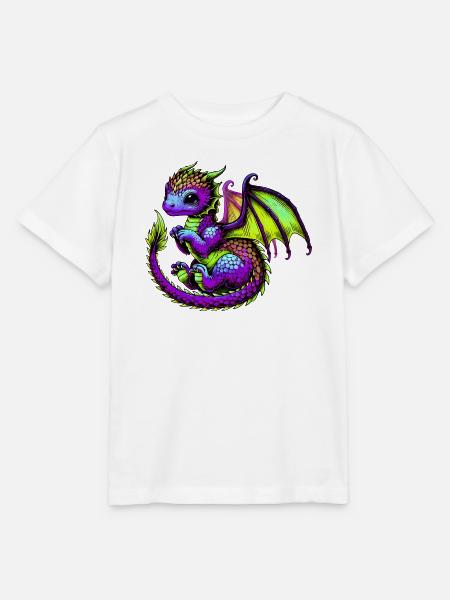Drache - Stanley/Stella Kinder T-Shirt MINI CREATOR - Weiß