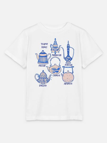Weltkulturen Teekannen - Stanley/Stella Kinder T-Shirt MINI CREATOR - Weiß