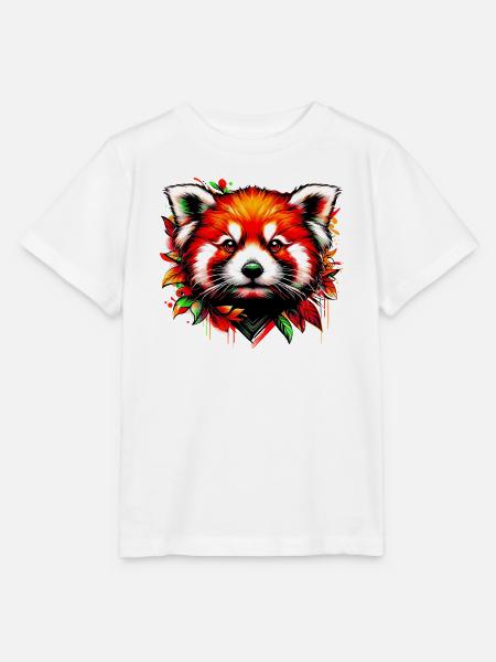Kleiner Panda - Stanley/Stella Kinder T-Shirt MINI CREATOR - Weiß