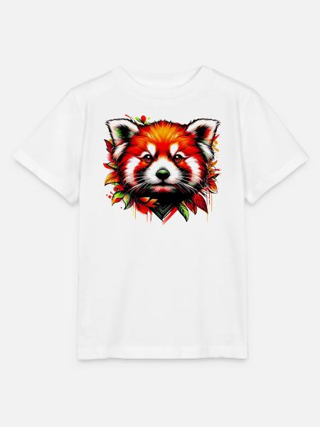 Kleiner Panda - Stanley/Stella Kinder T-Shirt MINI CREATOR  - Weiß