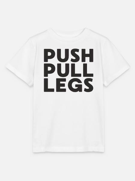 Push Pull Beine Repeat Trainingssplit - Stanley/Stella Kinder T-Shirt MINI CREATOR - Weiß