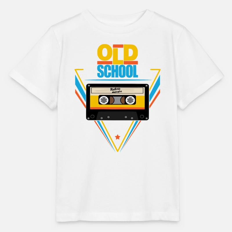 Old school - T-shirt bio MINI CREATOR Stanley/Stella Enfant - blanc