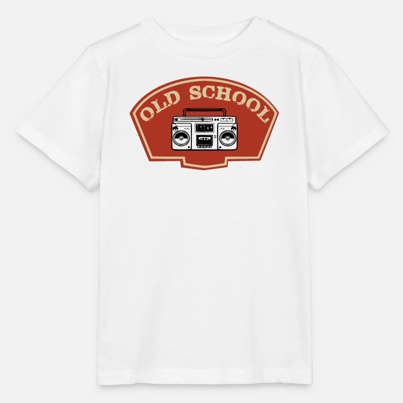 Old school - Stanley/Stella MINI CREATOR Kids’ T-Shirt - white