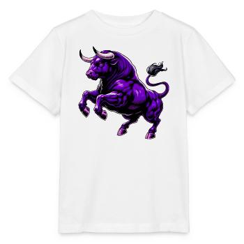 Stier - Stanley/Stella Kinder T-Shirt MINI CREATOR  - Weiß - Vorne - Maike (125cm)