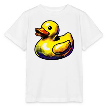 Caneton Canard Canard Canard - T-shirt bio MINI CREATOR Stanley/Stella Enfant - blanc - Devant - Maike (125cm)