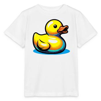 Caneton Canard Canard Canard - T-shirt bio MINI CREATOR Stanley/Stella Enfant - blanc - Devant - Maike (125cm)