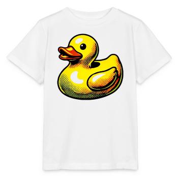 Caneton Canard Canard Canard - T-shirt bio MINI CREATOR Stanley/Stella Enfant - blanc - Devant - Maike (125cm)