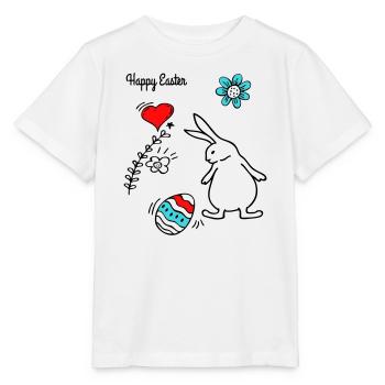 Joyeuses Pâques - T-shirt bio MINI CREATOR Stanley/Stella Enfant - blanc - Devant - Maike (125cm)
