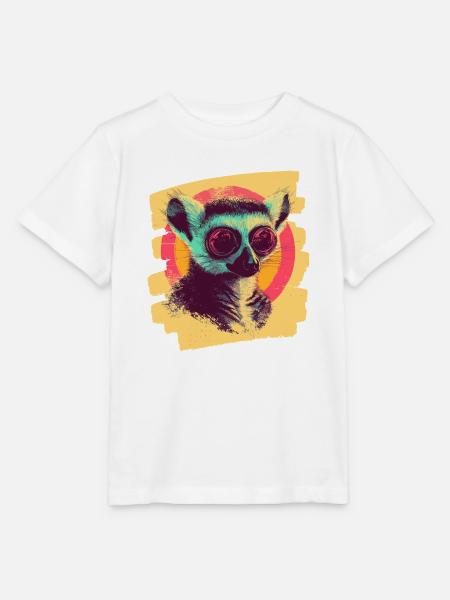 Lemur - Stanley/Stella Kinder T-Shirt MINI CREATOR  - Weiß