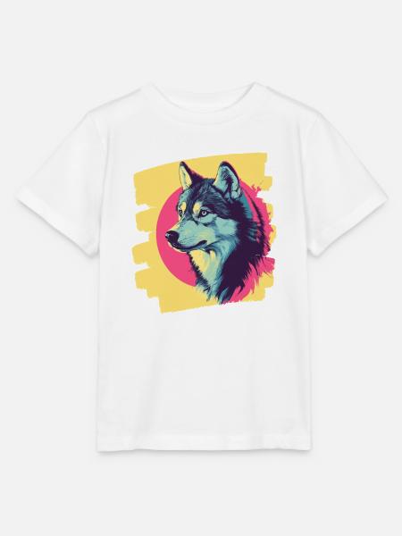 Husky - Stanley/Stella Kinder T-Shirt MINI CREATOR - Weiß