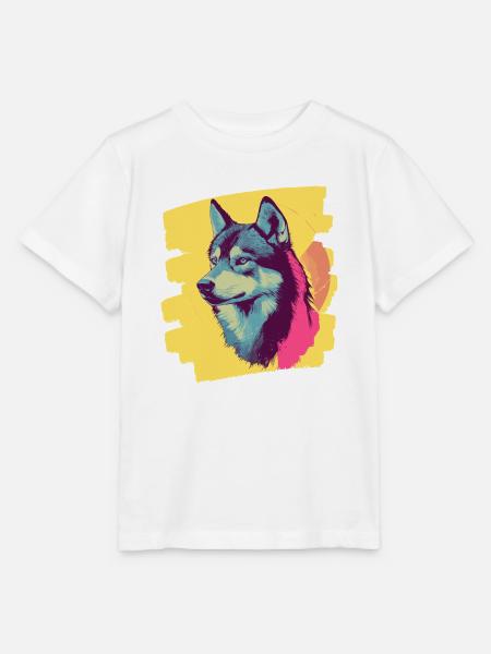Husky - Stanley/Stella Kinder T-Shirt MINI CREATOR - Weiß