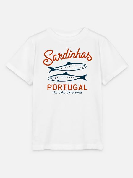 sardinen konserve sardinhas portugal - Stanley/Stella Kinder T-Shirt MINI CREATOR  - Weiß