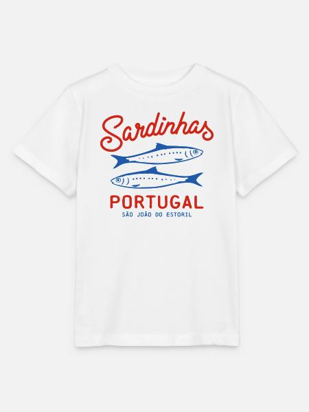 sardinen konserve sardinhas portugal - Stanley/Stella Kinder T-Shirt MINI CREATOR  - Weiß