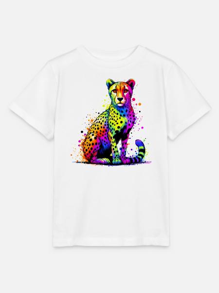 Gepard - Stanley/Stella Kinder T-Shirt MINI CREATOR - Weiß