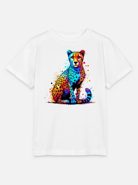 Gepard - Stanley/Stella Kinder T-Shirt MINI CREATOR - Weiß