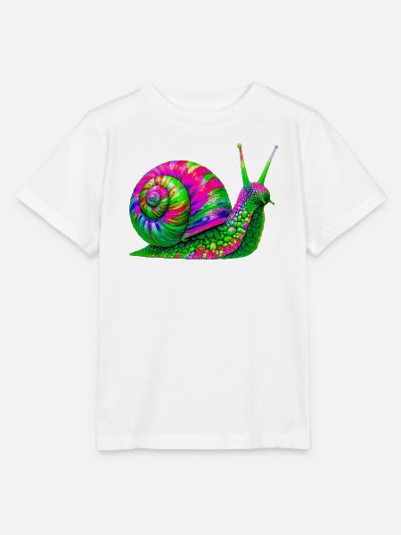 Schnecke - Stanley/Stella Kinder T-Shirt MINI CREATOR  - Weiß