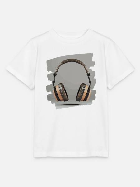 Kopfhörer - Stanley/Stella Kinder T-Shirt MINI CREATOR - Weiß