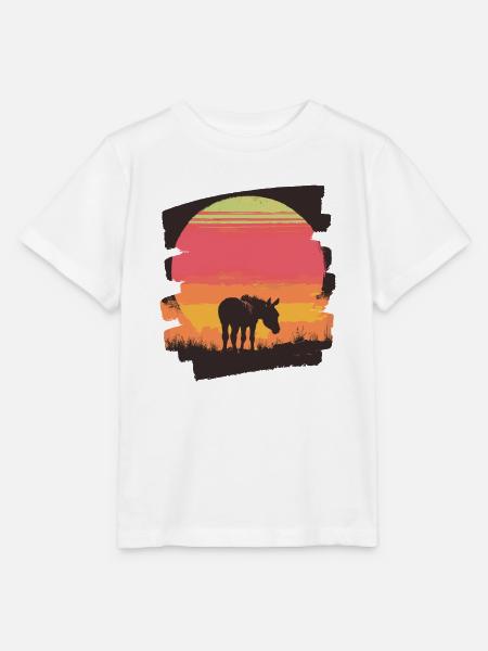 Esel - Stanley/Stella Kinder T-Shirt MINI CREATOR  - Weiß
