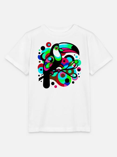 Tukan - Stanley/Stella Kinder T-Shirt MINI CREATOR - Weiß