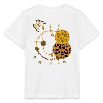 Fantasie geometrische Figur - Stanley/Stella Kinder T-Shirt MINI CREATOR  - Weiß - Vorne - Maike (125cm)