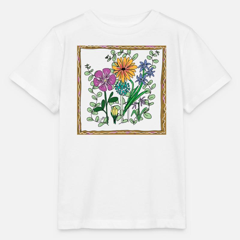 Blumen, Blüten und Pflanzen - Stanley/Stella Kinder T-Shirt MINI CREATOR  - Weiß
