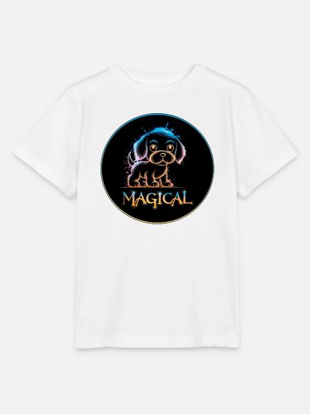 Magisches Hündchen - Stanley/Stella Kinder T-Shirt MINI CREATOR  - Weiß