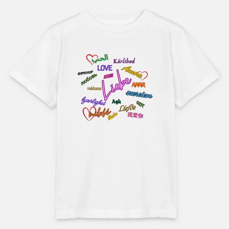 Amour - T-shirt bio MINI CREATOR Stanley/Stella Enfant - blanc