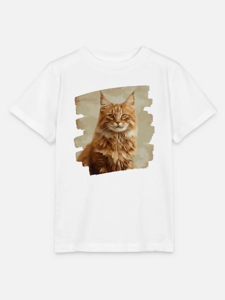 Maine Coon - Stanley/Stella Kinder T-Shirt MINI CREATOR - Weiß