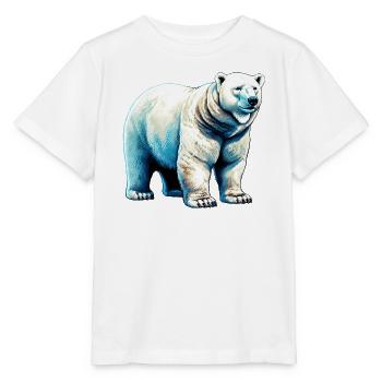 Weißer Eisbär - Stanley/Stella Kinder T-Shirt MINI CREATOR  - Weiß - Vorne - Maike (125cm)