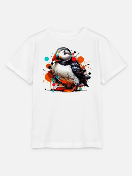 Papageitaucher - Stanley/Stella Kinder T-Shirt MINI CREATOR - Weiß