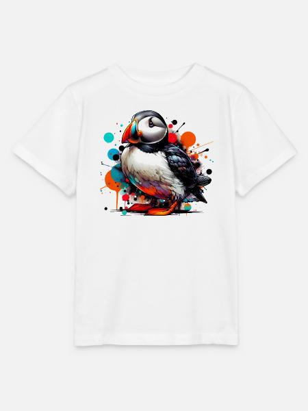 Papageitaucher - Stanley/Stella Kinder T-Shirt MINI CREATOR - Weiß
