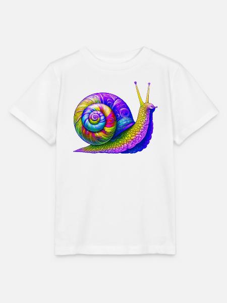Schnecke - Stanley/Stella Kinder T-Shirt MINI CREATOR - Weiß