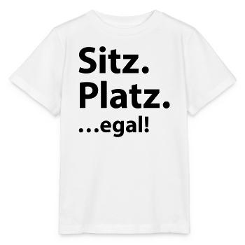 Sitz Platz egal - Stanley/Stella Kinder T-Shirt MINI CREATOR  - Weiß - Vorne - Maike (125cm)