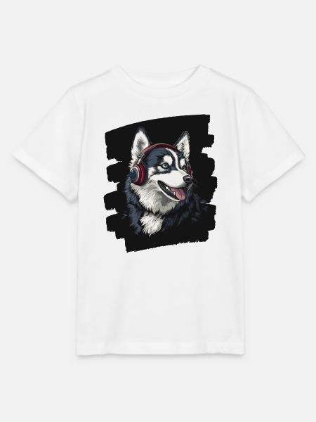 Husky - Stanley/Stella Kinder T-Shirt MINI CREATOR  - Weiß