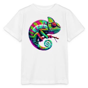Chameleon - Stanley/Stella MINI CREATOR Kids’ T-Shirt - white - Front - Maike (125cm)