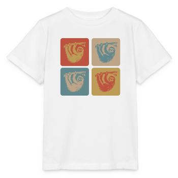Paresseuse détendue – allez-y doucement - T-shirt bio MINI CREATOR Stanley/Stella Enfant - blanc - Devant - Maike (125cm)