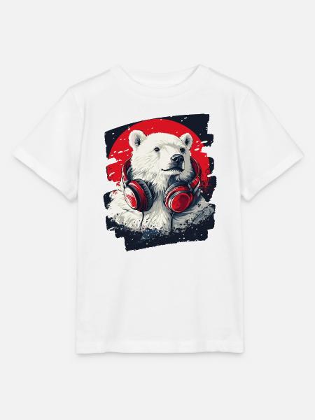 Eisbär - Stanley/Stella Kinder T-Shirt MINI CREATOR  - Weiß