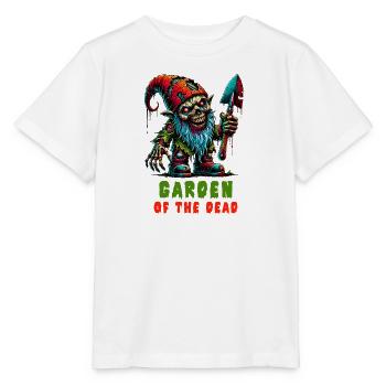 Zombie Gartenzwerg – Albtraum im Garten - Stanley/Stella Kinder T-Shirt MINI CREATOR  - Weiß - Vorne - Maike (125cm)