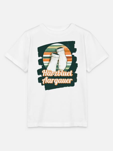 Härzbluetaargauer Aargauer und weisse Socken - Stanley/Stella Kinder T-Shirt MINI CREATOR - Weiß