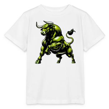 Stier - Stanley/Stella Kinder T-Shirt MINI CREATOR  - Weiß - Vorne - Maike (125cm)