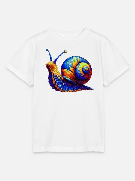 Schnecke - Stanley/Stella Kinder T-Shirt MINI CREATOR  - Weiß