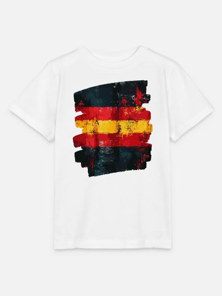 Spanische Flagge Spanien - Stanley/Stella Kinder T-Shirt MINI CREATOR  - Weiß
