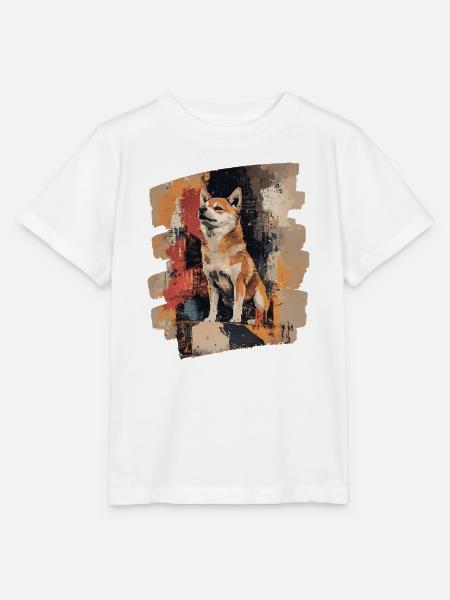 Shiba Inu - Stanley/Stella Kinder T-Shirt MINI CREATOR - Weiß