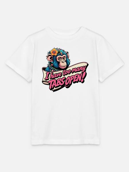 Too Many Tabs Open - Stanley/Stella Kinder T-Shirt MINI CREATOR - Weiß