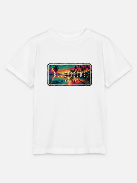 Bluefields Jamaica – Karibischer Traum - Stanley/Stella Kinder T-Shirt MINI CREATOR - Weiß